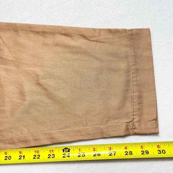 a.n.a. Women's Highest-Rise Tapered Leg Maple Brown Pleated Pants Size 16 NWT - Picture 11 of 11